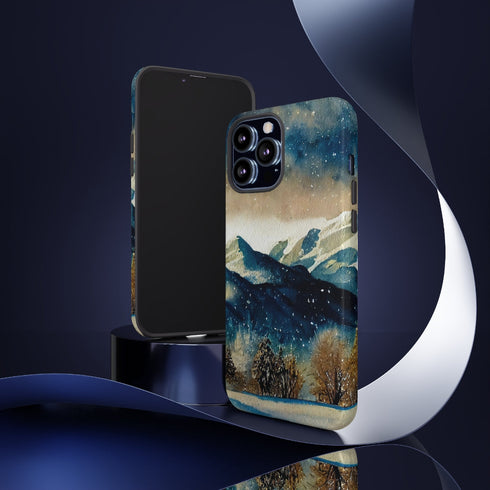 Snowy Colorado Rocky Mountains - Impact Resistant Phone Case